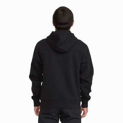 Water Repellent Heavyweight Fleece Zip-Up Hoodie - Black (BLK)