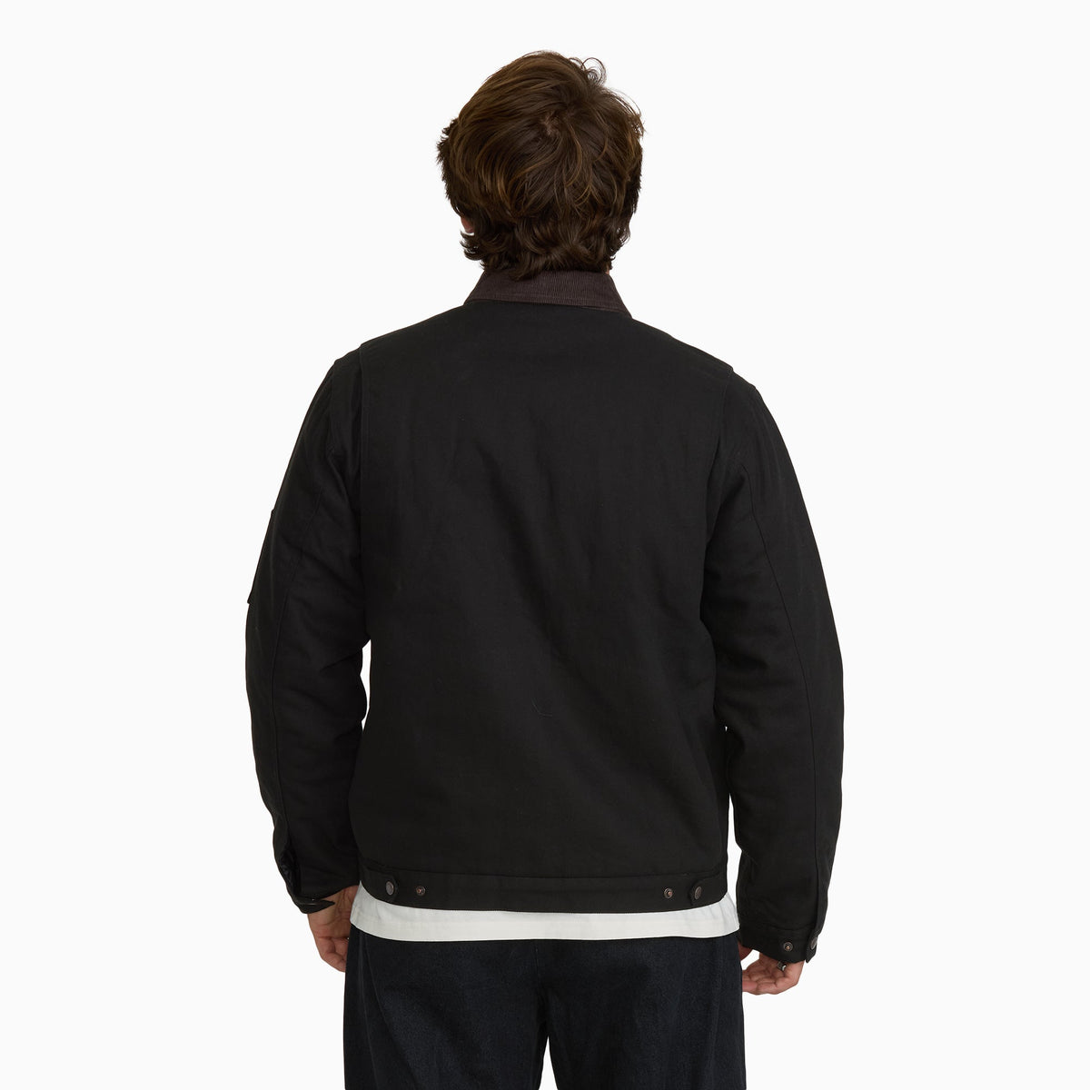 Insulated Duck Eisenhower Jacket - Black (BLK)