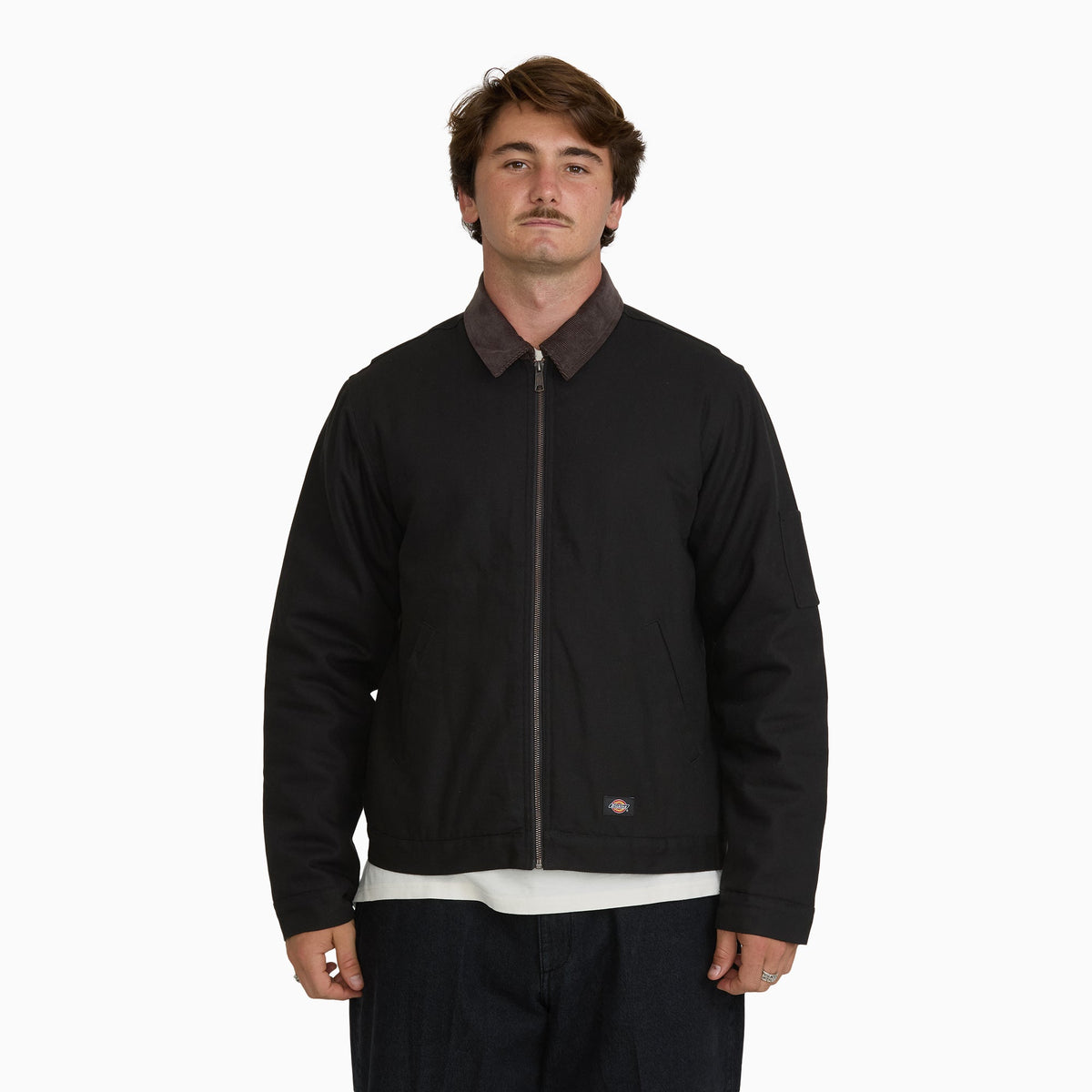 Insulated Duck Eisenhower Jacket - Black (BLK)