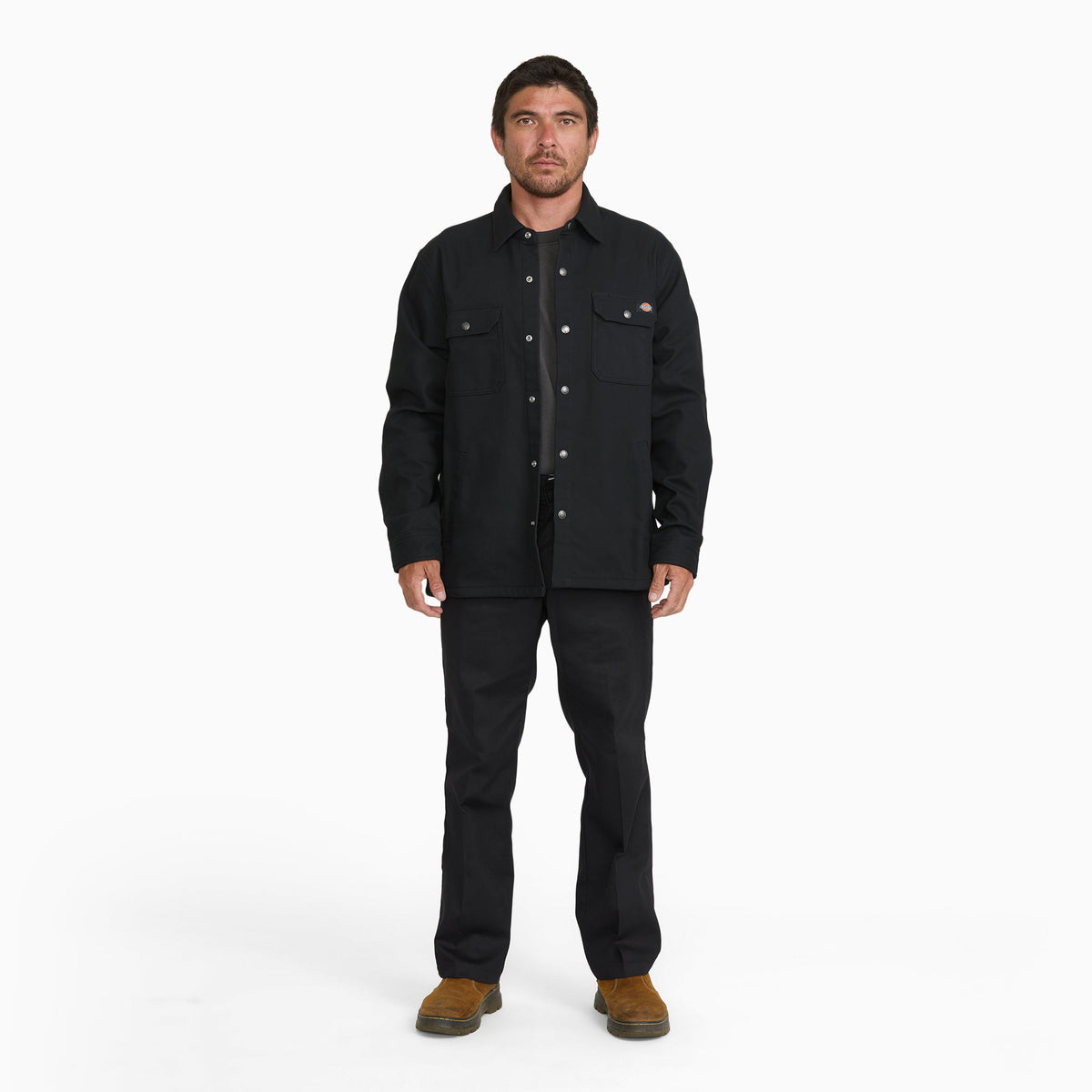 Duck Fleece Shirt Jacket - Black (BLK)