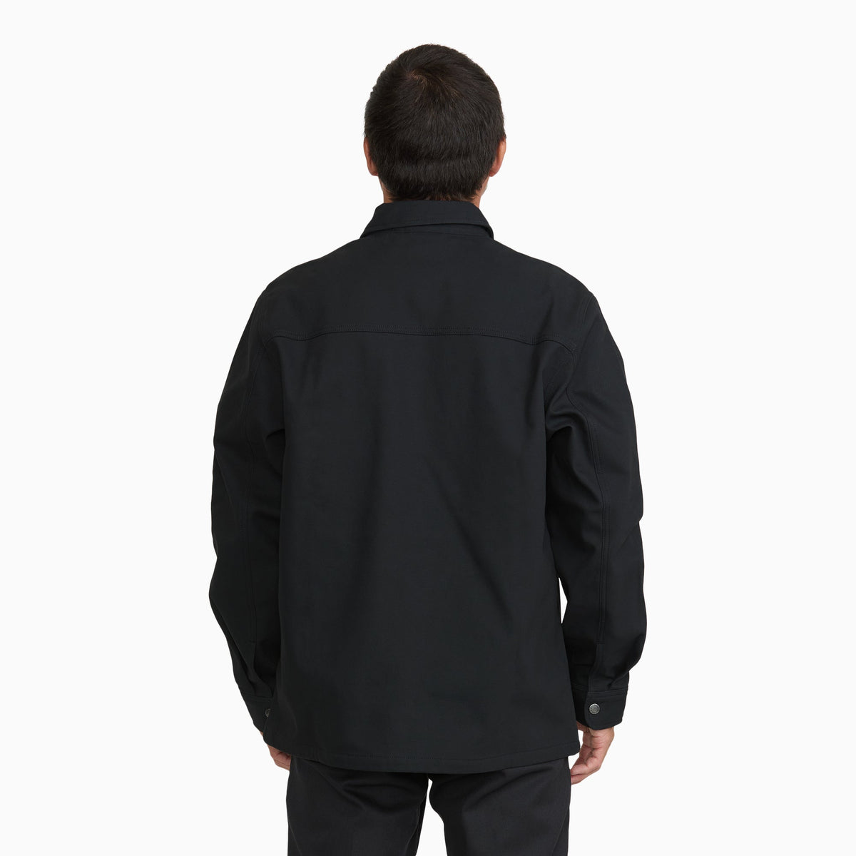 Duck Fleece Shirt Jacket - Black (BLK)